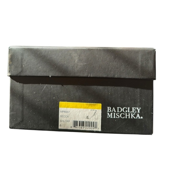 New! Badgley‎ Mishka Becca Strappy Block Heel Rhinestone - Picture 6 of 8